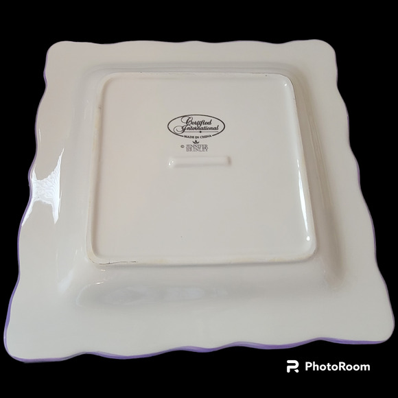 Certified International Jennifer Brinley Dinner Plates Spa Girl  Set of Two - Picture 3 of 8